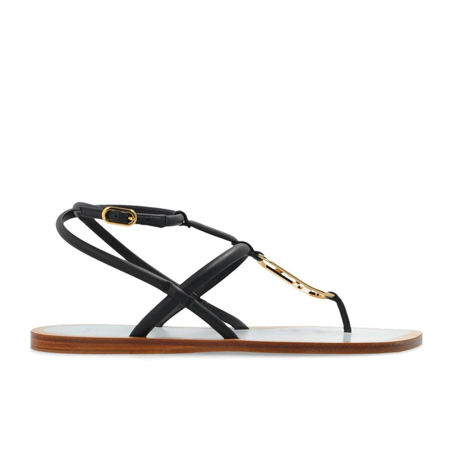 Fendi 100% Leather (outer sandals in black