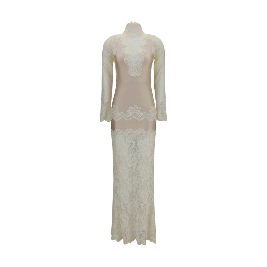 Rabanne 90% Polyamide 10% Elastane dress in beige