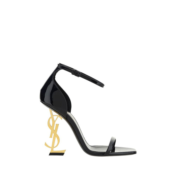 Saint Laurent Upper 100% Calf Leather Bos Taurus sandal in black