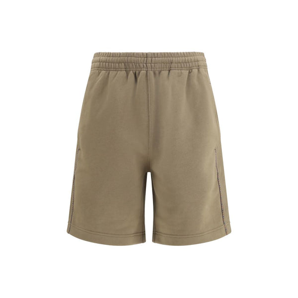 Burberry 100% Cotton bermuda shorts in brown