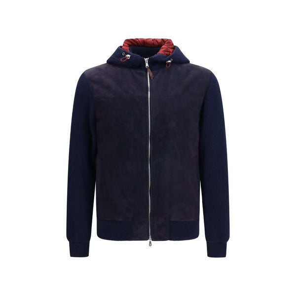 Brunello Cucinelli 30% Wool Ovis Aries jacket in navy