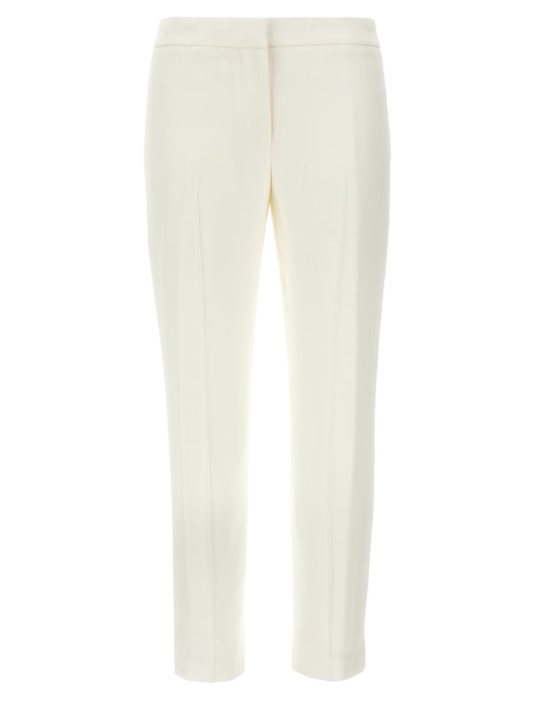 Alexander McQueen 52% Viscose trousers in white