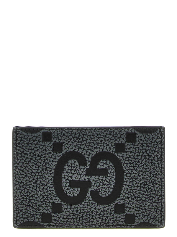 Gucci 100% calfskin leather card case in black
