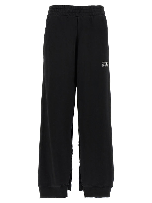 MM6 Maison Margiela 100% cotton joggers in black