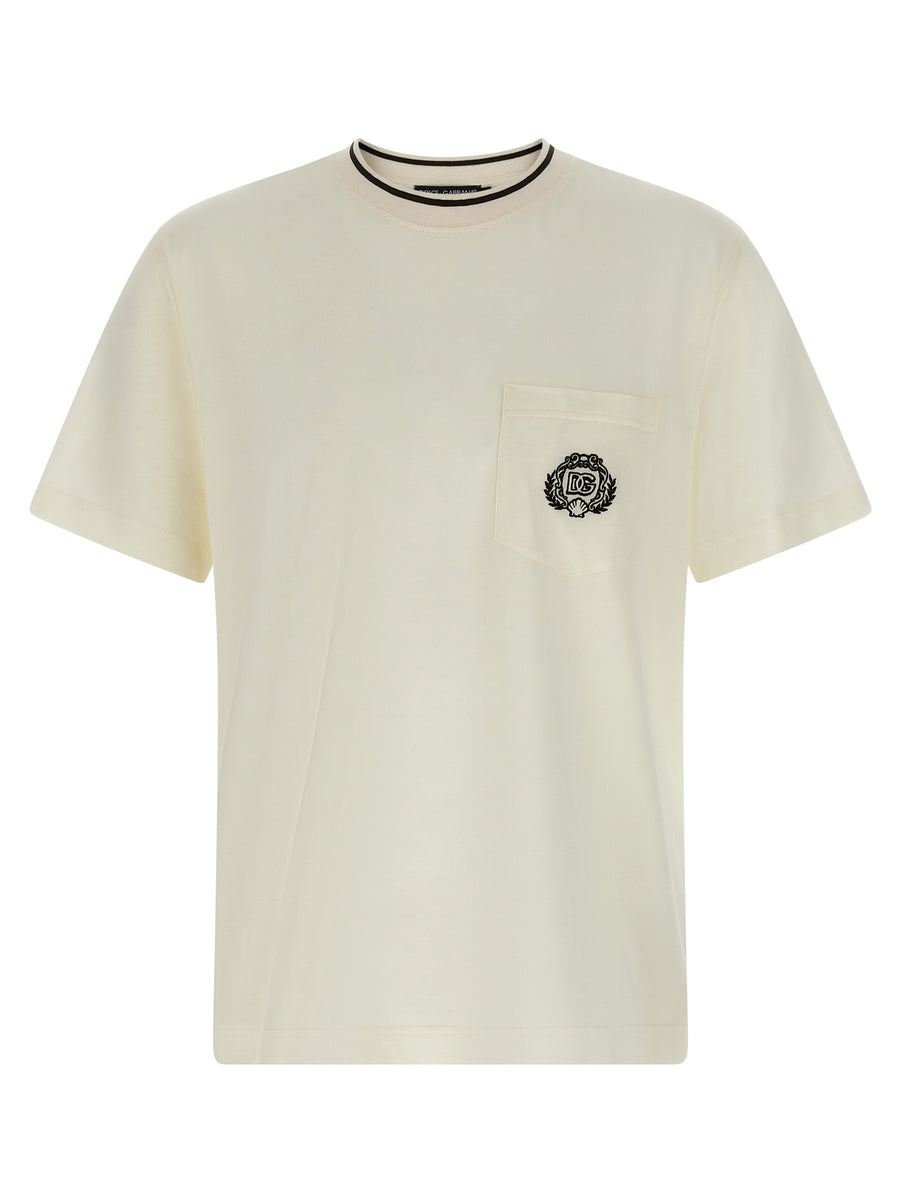 Dolce & Gabbana 100% Cotton t-shirt in white
