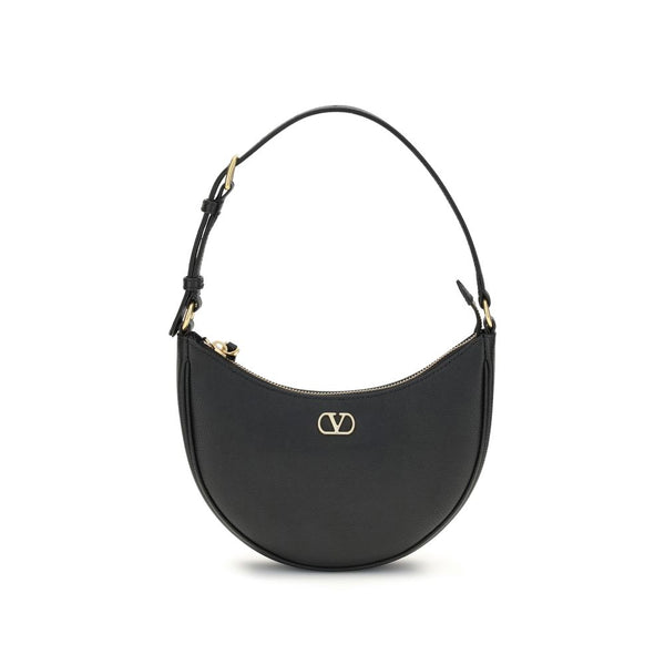 Valentino Garavani 100% Calf Leather Bos Taurus shoulder bag in black