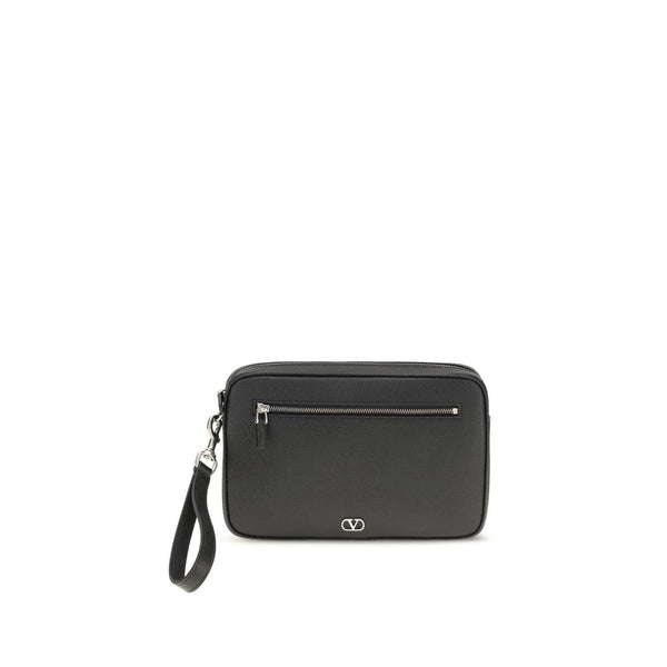 Valentino Garavani 100% Calf Leather Bos Taurus wallet in black