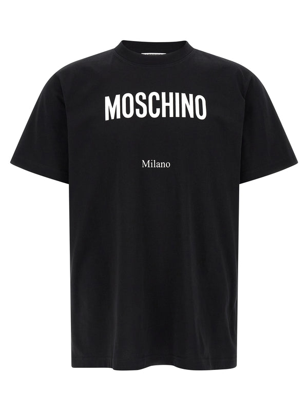 Moschino 100% cotton t-shirt in black