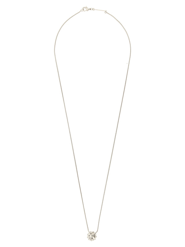 Rick Owens 100% Brass (palladium-galvanized) necklace in silver