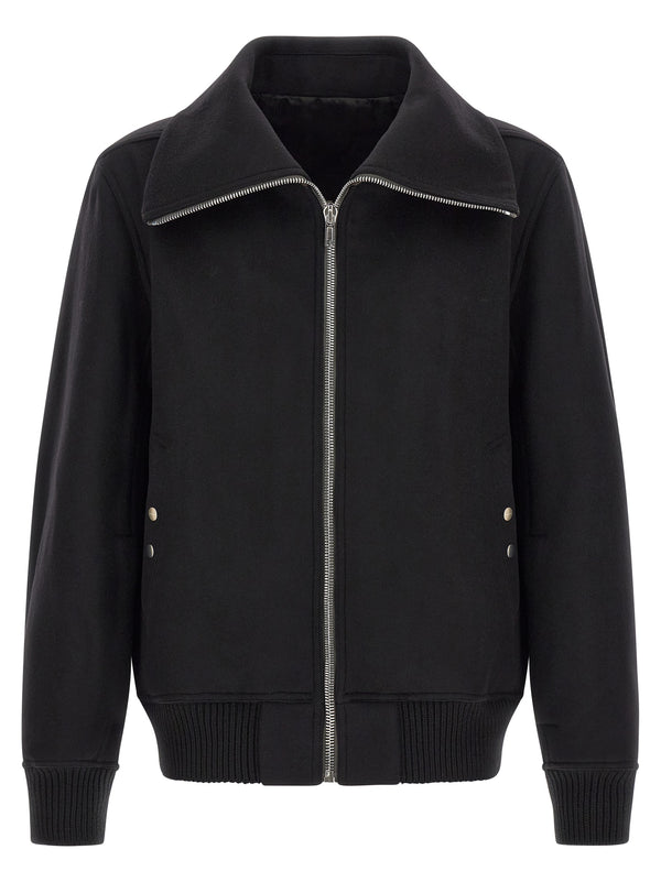 Rick Owens 100% virgin wool jacket in black
