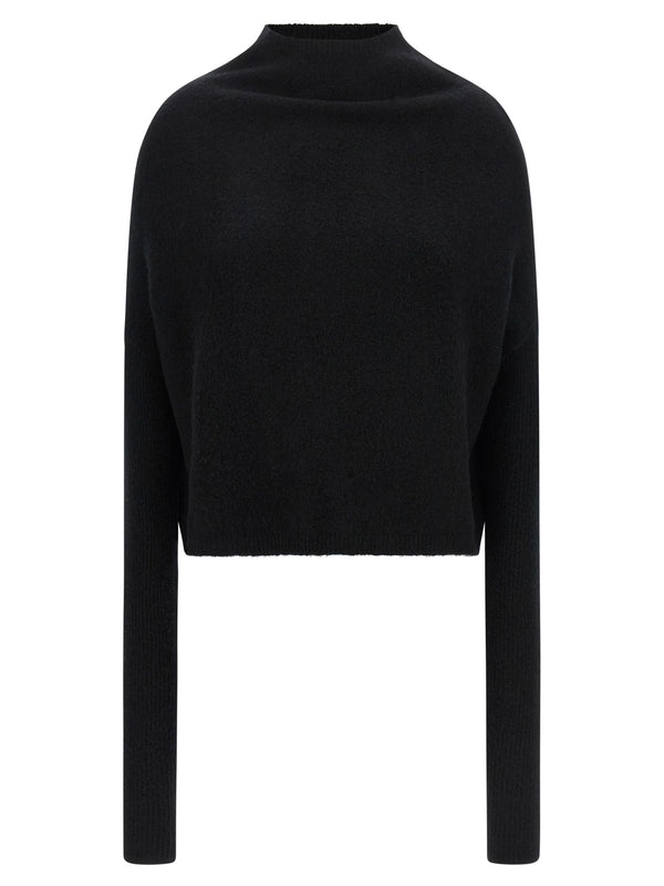 Rick Owens Cashmere blend sweater in black