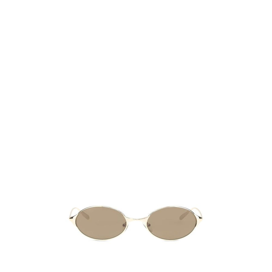 Alexander McQueen ALA000R6I33307024BB 100% Metal sunglasses in gold