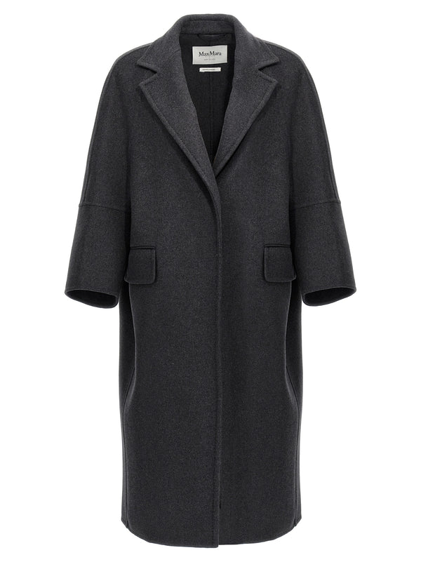 Max Mara 70% Virgin Wool coat in gray