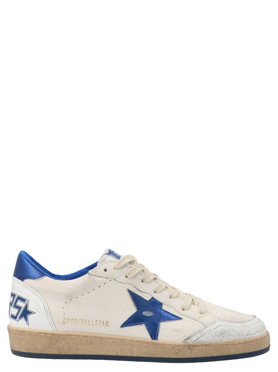 Golden Goose 100% Leather sneaker in blue