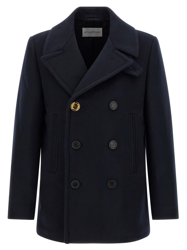 Givenchy 100% Wool coat in navy