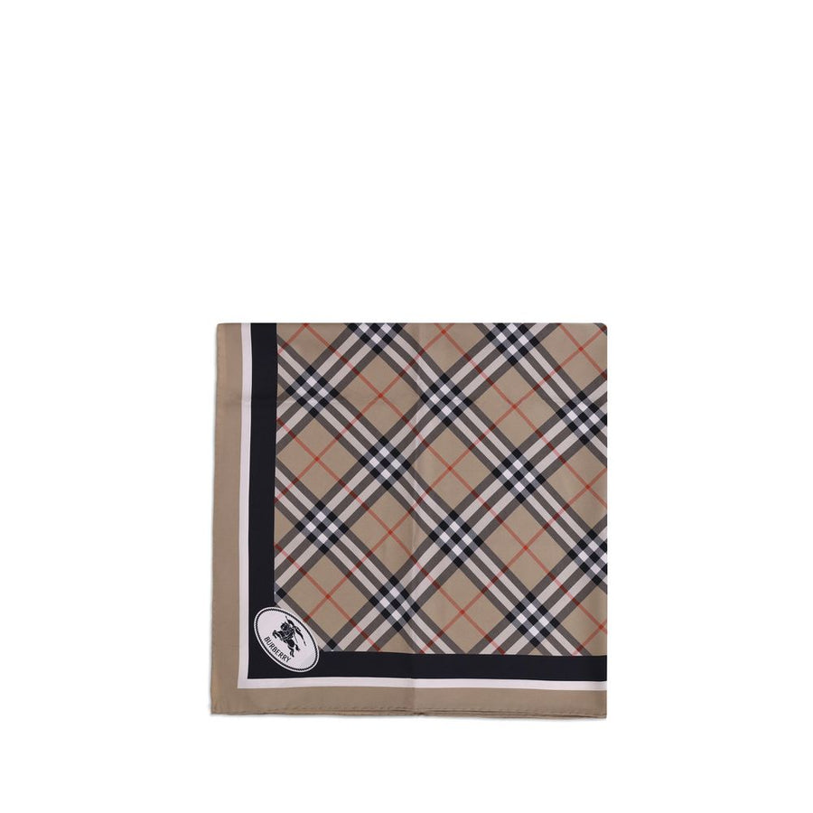 Burberry 100% Silk scarf in beige