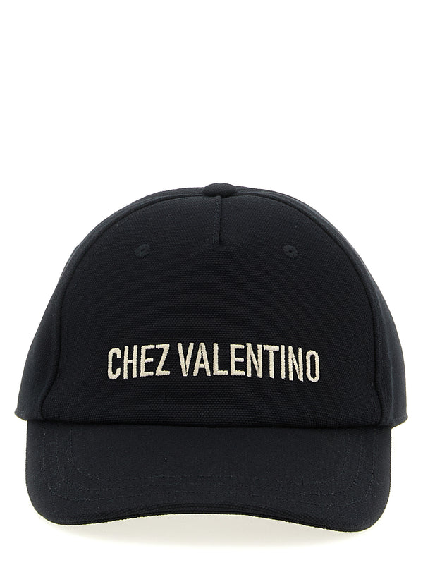 Valentino Garavani VA312920BM 100% Cotton baseball cap in black