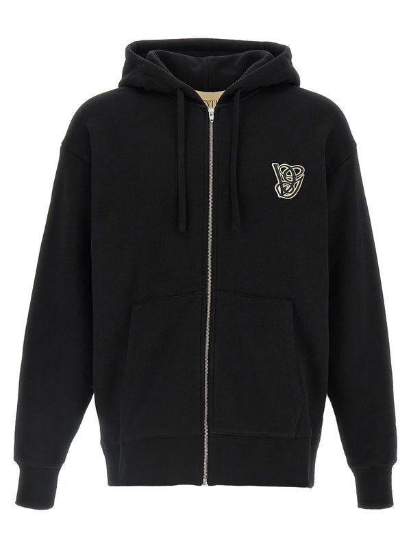 Valentino Garavani 100% Cotton hoodie in black