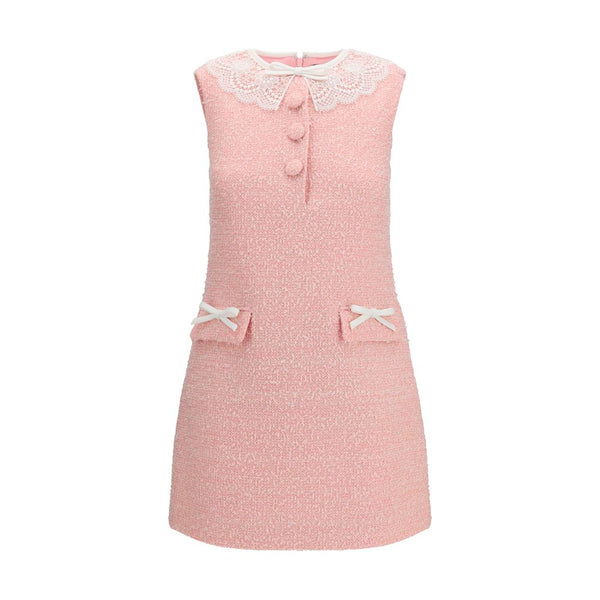 Self-Portrait 51% Polyester dress in pink