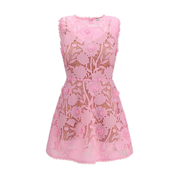 Self-Portrait 100% Polyester dress in pink