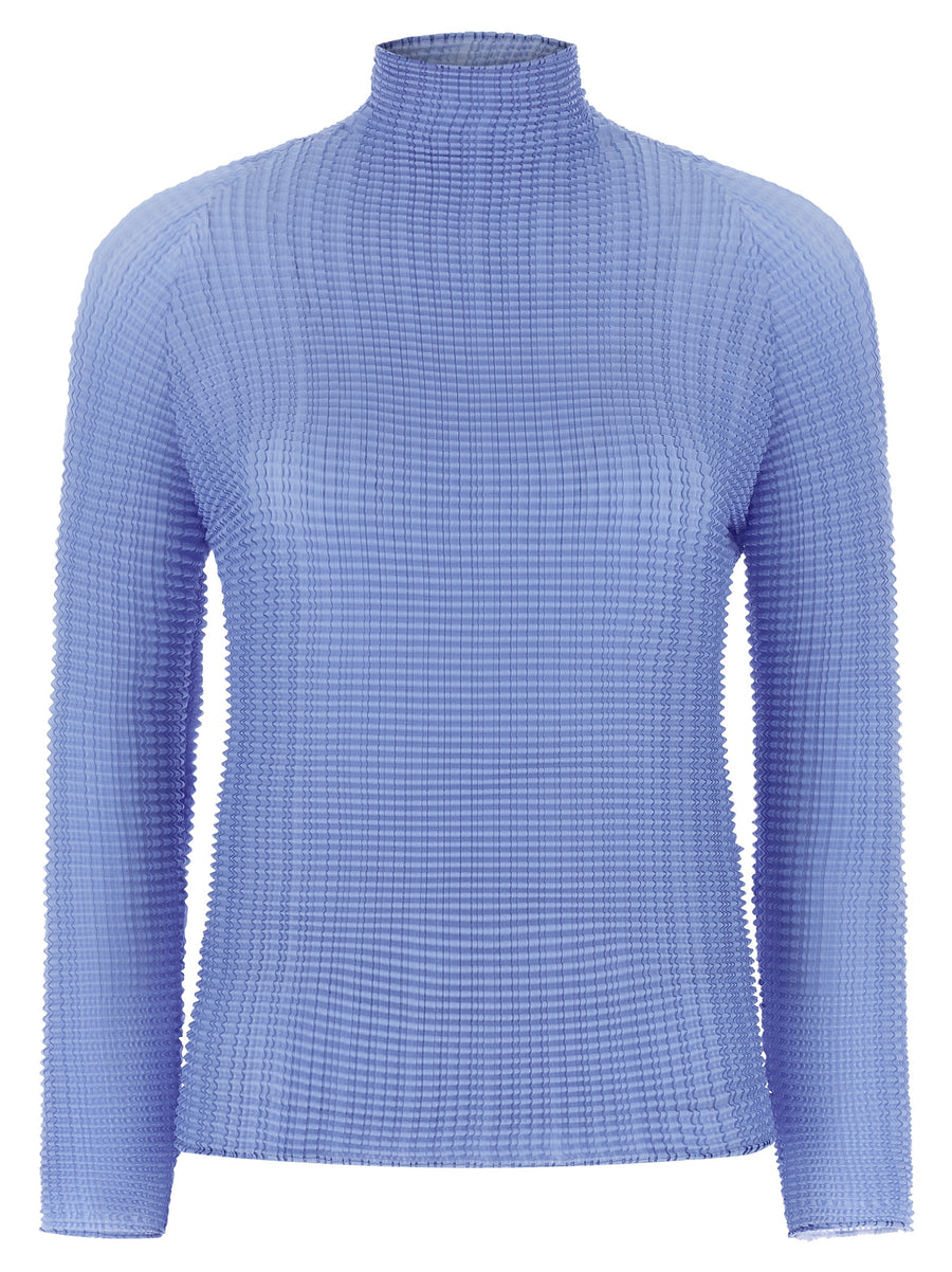 Issey Miyake 100% Polyester blouse in blue