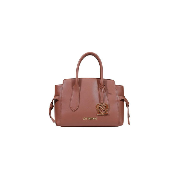 Love Moschino Polyurethane shoulder bag in brown