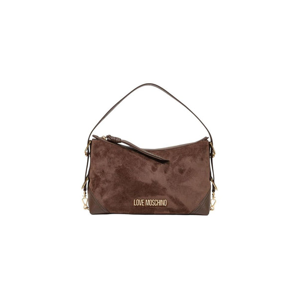 Love Moschino 100% Polyester shoulder bag in brown
