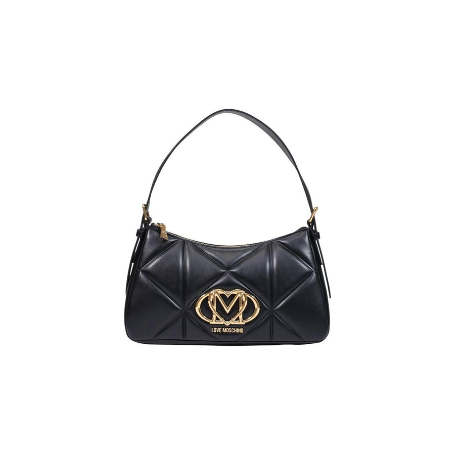 Love Moschino Polyurethane shoulder bag in black