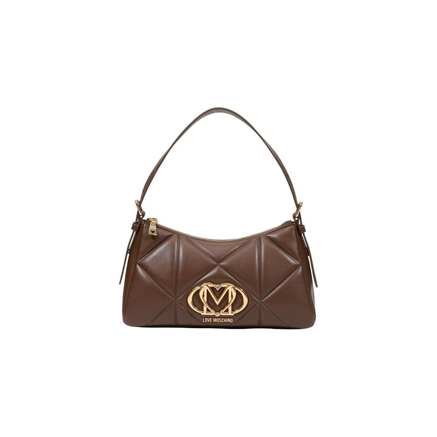 Love Moschino Polyurethane shoulder bag in brown