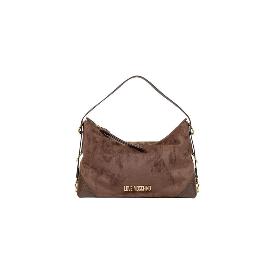 Love Moschino Polyester shoulder bag in brown