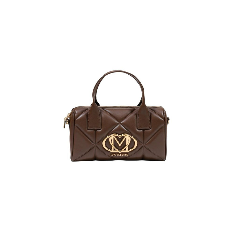 Love Moschino 100% polyurethane shoulder bag in brown