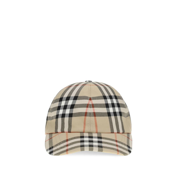 Burberry BU8128347B9368BB 100% Cotton baseball cap in beige