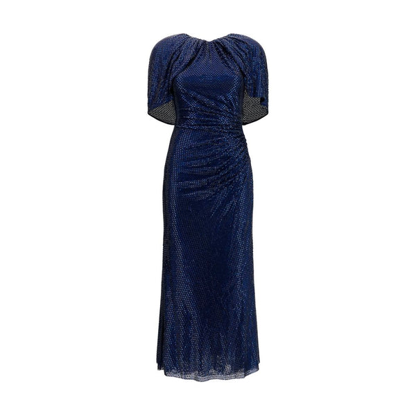 Self-Portrait 95% Polyester dress in navy
