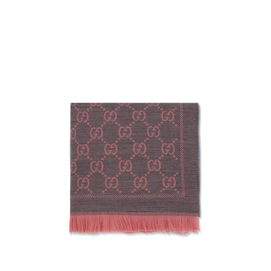 Gucci 100% Wool Ovis Aries scarf in gray