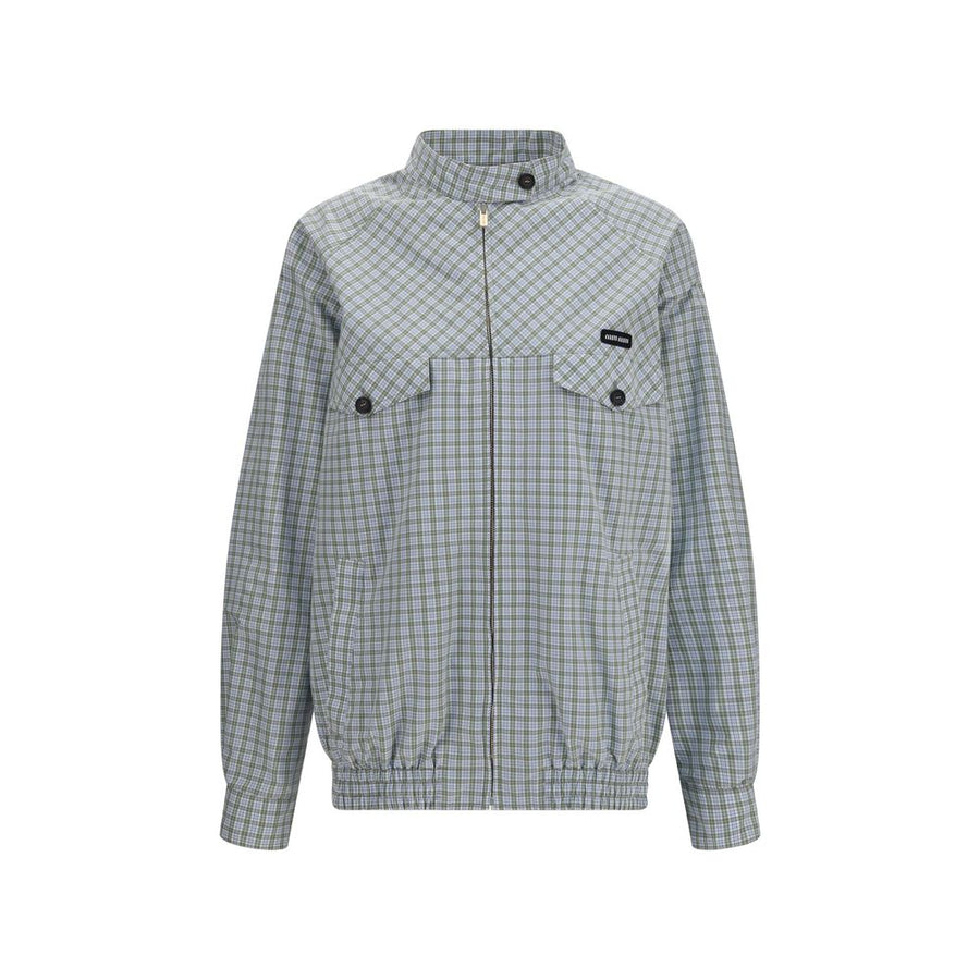 Miu Miu 51% Polyamide jacket in gray