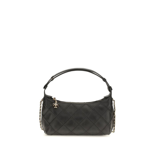 Tory Burch 100% Calf Leather Bos Taurus shoulder bag in black