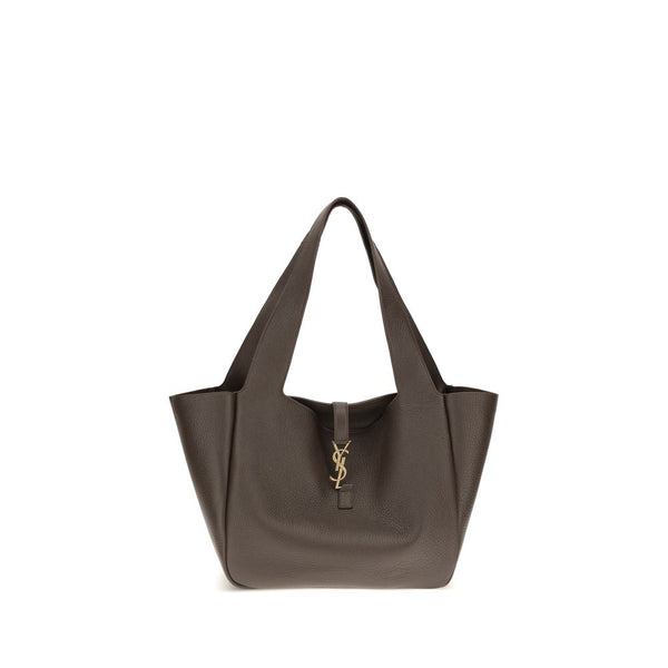 Saint Laurent 100% Calf Leather Bos Taurus shoulder bag in brown