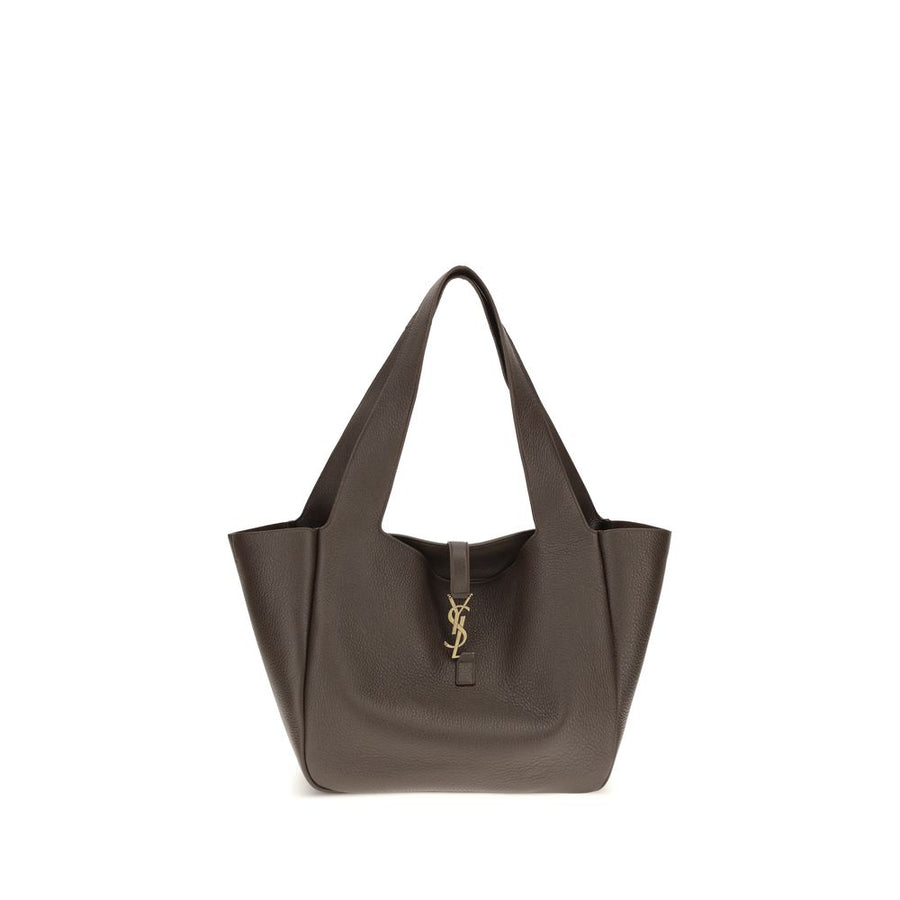 Saint Laurent 100% Calf Leather Bos Taurus shoulder bag in brown