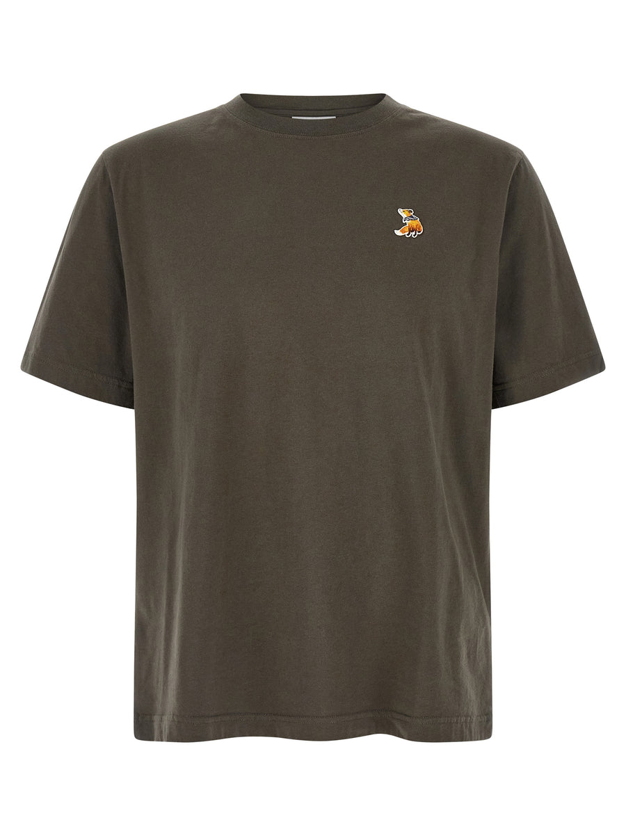 Maison Kitsuné 100% organic cotton t-shirt in gray