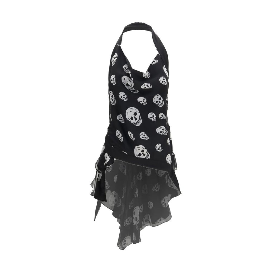 Alexander McQueen 100% Silk scarf in black