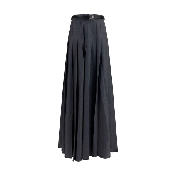 Self-Portrait 51% Polyester skirt in gray