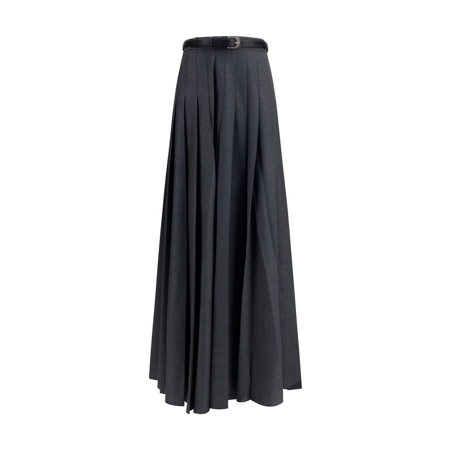 Self-Portrait 51% Polyester skirt in gray