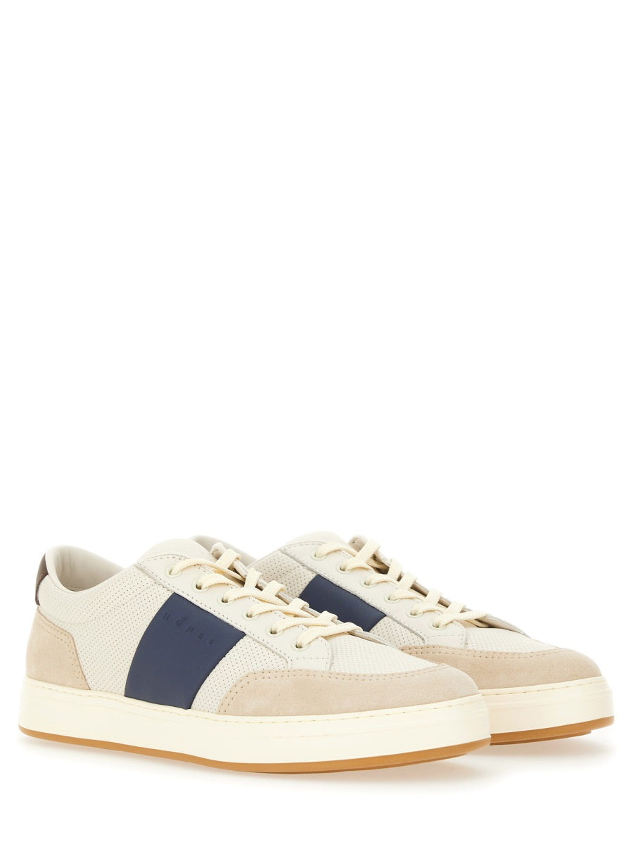 H-Tv Multicolour Sneakers Calfskin Trainers