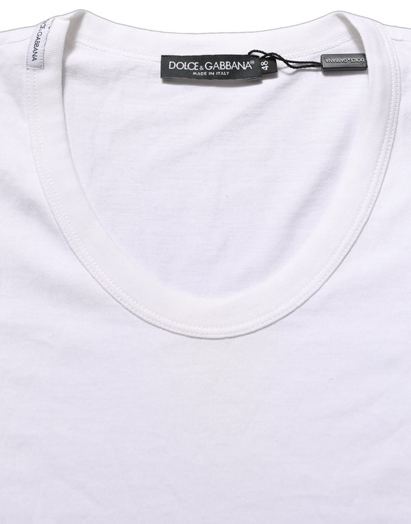 Dolce & Gabbana 100% Cotton t-shirt in white