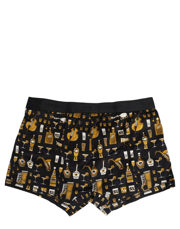 Dolce & Gabbana 100% Cotton boxer briefs in black