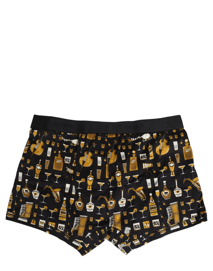 Dolce & Gabbana 100% Cotton boxer briefs in black