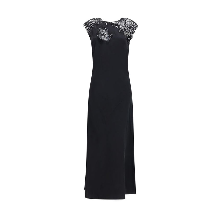 Ferragamo 100% Silk dress in black