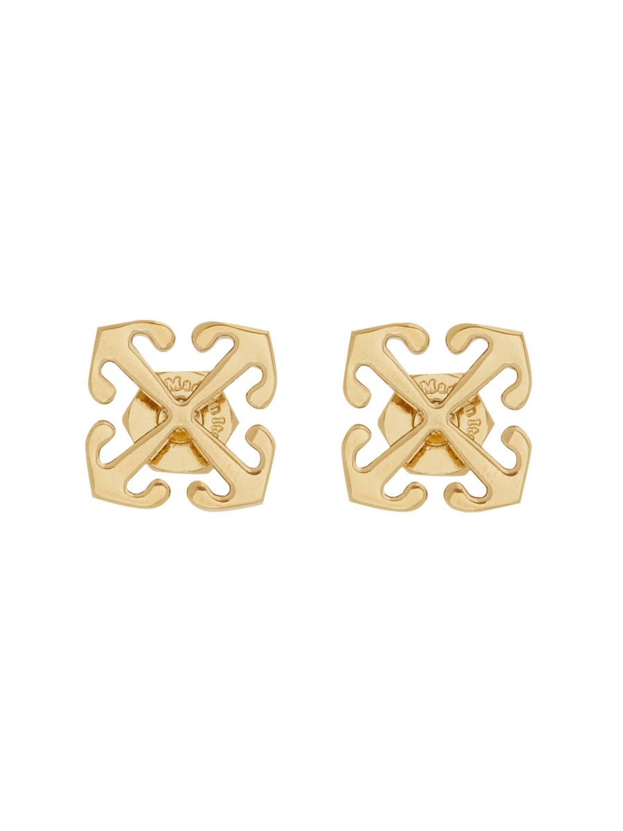 Earrings Arrow Mini Gold Brass