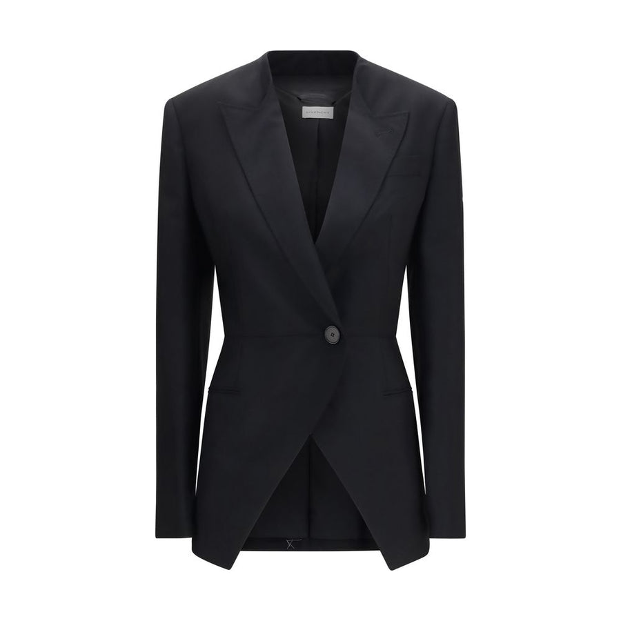 Givenchy 73% Wool Ovis Aries blazer in black