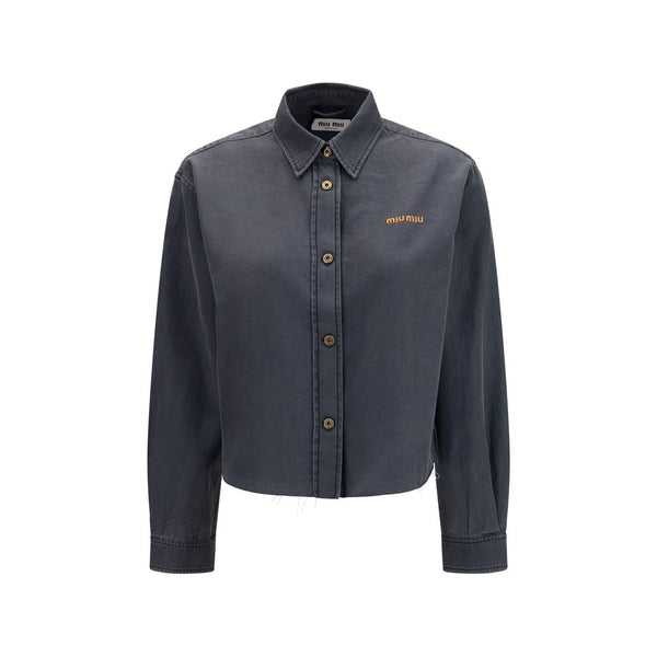 Miu Miu 100% Cotton shirt in gray